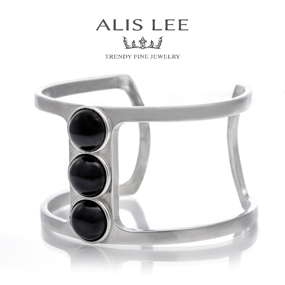 Sterling Silver & Black Ring